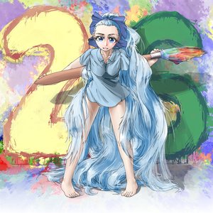 Rating: Safe Score: 0 Tags: bare_legs blue_eyes blue_hair brush f2d_(artist) has_child_posts long_hair madskillz_thread_oppic ponytail very_long_hair User: (automatic)Anonymous
