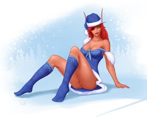 Rating: Explicit Score: 0 Tags: breasts dress elf eye_patch green_eyes hat new_year no_panties nude pointy_ears pussy red_hair sitting warcraft world_of_warcraft User: (automatic)Anonymous