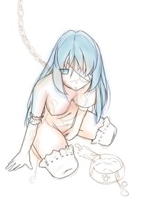 Rating: Explicit Score: 0 Tags: amputee bdsm blue_eyes blue_hair breasts chain eye_patch food /h/ long_hair nude oxykoma_(artist) possible_duplicate simple_background sitting sketch User: (automatic)nanodesu
