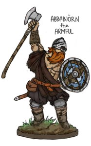 Rating: Safe Score: 0 Tags: 1boy axe beard helmet medieval scar shield viking weapon User: (automatic)nanodesu
