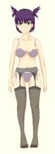 Rating: Questionable Score: 0 Tags: bra dress_up green_eyes panties purple_hair thighhighs twintails underwear unyl-chan User: (automatic)Anonymous
