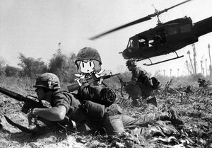 Rating: Safe Score: 0 Tags: cirno helicopter helmet military monochrome photo photoshop touhou vietnam weapon wings User: (automatic)Anonymous