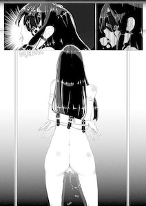 Rating: Explicit Score: 0 Tags: blindfold bondage elbow_gloves from_behind gloves /h/ highres long_hair manga_page monochrome nude oxykoma_(artist) pussy tongue User: (automatic)nanodesu