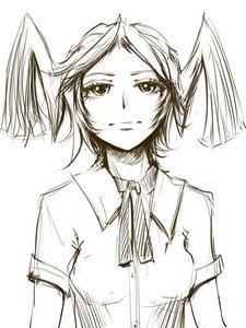 Rating: Safe Score: 0 Tags: 1girl dvach-tan monochrome simple_background sketch solo twintails User: (automatic)Anonymous