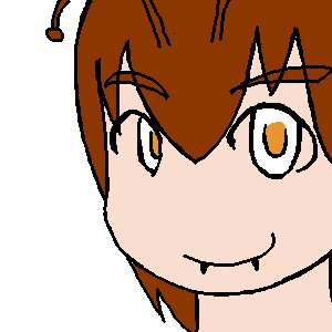 Rating: Safe Score: 0 Tags: antennae brown_eyes brown_hair fang insect /o/ oekaki scolopendra-chan simple_background smile User: (automatic)nanodesu