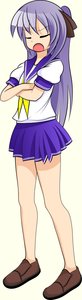 Rating: Safe Score: 0 Tags: 1girl closed_eyes crossed_arms frown game_sprite hiiragi_kagami long_hair /ls/ lucky_star open_mouth purple_hair school_uniform serafuku shoes simple_background skirt solo transparent_background tsundere twintails User: (automatic)Anonymous