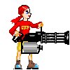 Rating: Safe Score: 0 Tags: lowres /o/ oekaki pixel_art red_hair simple_background ussr-tan weapon User: (automatic)nanodesu
