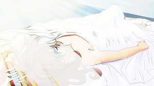 Rating: Safe Score: 0 Tags: bed closed_eyes eroge game_cg highres light long_hair lying sleeping User: (automatic)Anonymous