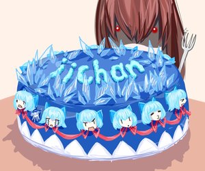 Rating: Safe Score: 0 Tags: blue_eyes blue_hair bow brown_hair cake cirno food fork has_child_posts iichan mod-chan red_eyes short_hair touhou User: (automatic)ns-chan