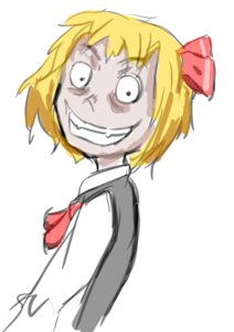 Rating: Safe Score: 0 Tags: blonde_hair grin madness rumia short_hair simple_background sketch teeth /to/ touhou User: (automatic)nanodesu