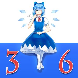 Rating: Safe Score: 0 Tags: blue_eyes blue_hair bow cirno cup dress madskillz_thread_oppic short_hair sitting tea touhou wings wink User: (automatic)Anonymous