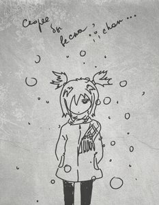 Rating: Safe Score: 0 Tags: monochrome scarf snow twintails unyl-chan winter winter_clothes User: (automatic)timewaitsfornoone