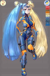 Rating: Safe Score: 0 Tags: blonde_hair blue_eyes blue_hair bodysuit breasts f2d_(artist) has_child_posts lamp lightbulb long_hair multicolored_hair personification sci-fi twintails very_long_hair User: (automatic)Anonymous