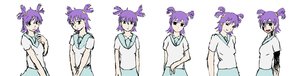 Rating: Safe Score: 0 Tags: corruption green_eyes purple_hair school_uniform short_twintails simple_background twintails unyl-chan white_background User: yakui-lover