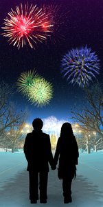 Rating: Safe Score: 0 Tags: city couple fireworks game_cg holding_hands outdoors silhouette sky slavya-chan snow tree winter User: (automatic)Anonymous