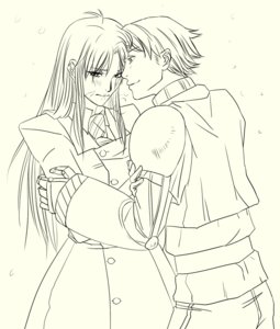 Rating: Safe Score: 0 Tags: 1boy character_request coat couple excavator-chan genderswap hug long_hair monochrome scar short_hair simple_background tagme /tan/ transparent_background User: (automatic)nanodesu