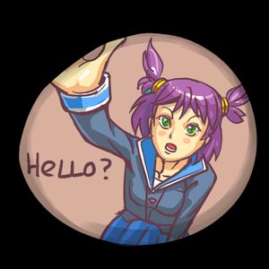 Rating: Safe Score: 0 Tags: blush blush_stickers cardigan co2_(artist) embarrassed fisheye green_eyes open_mouth purple_hair school_uniform simple_background skirt tagme teeth twintails unyl-chan wtf User: (automatic)Willyfox