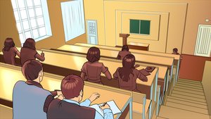 Rating: Safe Score: 0 Tags: 1boy brown_hair classroom eroge game_cg highres lecture semyon_(character) short_hair student User: (automatic)Anonymous
