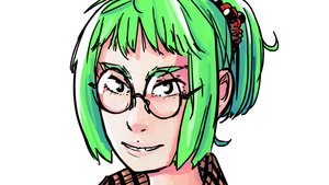Rating: Safe Score: 0 Tags: bomb-chan bomb-kun_(artist) glasses green_hair short_hair simple_background User: (automatic)nanodesu