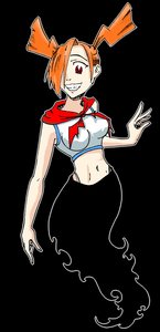 Rating: Safe Score: 0 Tags: alternative crop_top dvach-tan ghost has_child_posts necktie orange_hair pioneer_tie red_eyes simple_background twintails User: (automatic)nanodesu