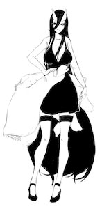 Rating: Safe Score: 0 Tags: 1girl battleship-symbiotic_hime breasts cleavage dress hand horns kantai_collection long_hair minigirl monochrome oxykoma_(artist) shoes simple_background sketch solo_focus very_long_hair User: (automatic)Anonymous