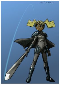 Rating: Safe Score: 0 Tags: 2ch.ru alternate_costume armor blonde_hair blue_eyes boots claymore coat cosplay crossover dvach-tan medieval simple_background sketch smolev_(artist) sword /tan/ twintails weapon User: (automatic)nanodesu