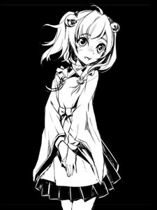 Rating: Safe Score: 0 Tags: bell japanese_clothes monochrome motoori_kosuzu /to/ touhou twintails User: (automatic)Anonymous