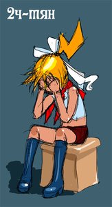 Rating: Safe Score: 0 Tags: alternate_hairstyle boots crop_top crying dvach-tan has_child_posts miniskirt necktie orange_hair pioneer_tie ponytail simple_background sitting sketch skirt smolev_(artist) /tan/ User: (automatic)nanodesu