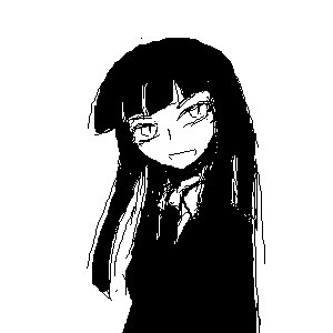 Rating: Safe Score: 0 Tags: black_hair female_protagonist houkago_play long_hair monochrome necktie /o/ oekaki possible_duplicate simple_background sketch User: (automatic)nanodesu