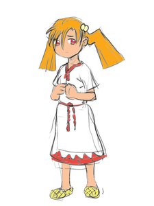 Rating: Safe Score: 0 Tags: 2ch.ru alternate_costume bast_shoes colored dress dvach-tan hands_on_chest has_child_posts orange_hair red_eyes shy simple_background sketch smolev_(artist) /tan/ traditional_clothes twintails User: (automatic)nanodesu
