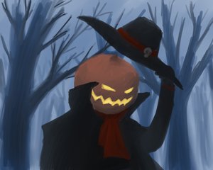 Rating: Safe Score: 0 Tags: atmospheric halloween hat pumpkin pumpkin_lantern tree User: (automatic)nanodesu