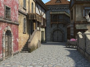 Rating: Safe Score: 0 Tags: 3d city house medieval no_humans outdoors User: (automatic)Anonymous