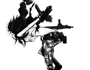 Rating: Questionable Score: 0 Tags: bomb-chan bomb-kun_(artist) braid from_behind long_hair monochrome simple_background twin_braids weapon User: (automatic)nanodesu