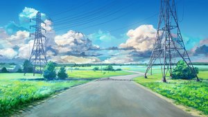 Rating: Safe Score: 0 Tags: background cloud eroge grass highres no_humans outdoors power_lines road sky summer wire User: (automatic)Anonymous