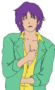 Rating: Safe Score: 0 Tags: 1boy closed_eyes genderswap open_clothes parody purple_hair simple_background tagme ugryum-kun unyl-chan wakaba_colors User: (automatic)nanodesu
