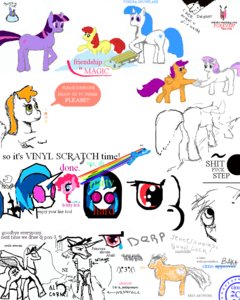 Rating: Safe Score: 0 Tags: alicorn animal apple_bloom bizarre blue_eyes /bro/ chibi cirno collective_drawing crossover cutie_mark_crusaders derpy_hooves dj_pon-3 filly flockdraw green_eyes horns madskillz mare multicolored_hair my_little_pony my_little_pony_friendship_is_magic no_humans party pegasus photoshop pinkie pinkie_pie pony ponyfication princess_celestia rainbow_dash sad scootaloo simple_background sketch sweetie_belle sweetiebelle tagme twilight_sparkle unicorn vinyl_scratch User: (automatic)Anonymous