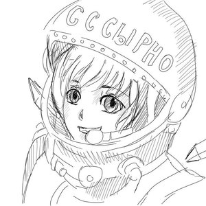 Rating: Safe Score: 0 Tags: alternate_costume cirno cosmonaut helmet monochrome pun russian sketch soviet space_helmet spacesuit touhou User: (automatic)nanodesu