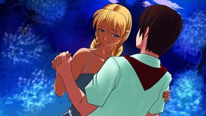 Rating: Safe Score: 0 Tags: 1boy blonde_hair blue_eyes braid brown_hair couple dancing dutch_angle eroge from_above from_behind game_cg highres holding_hands necktie night outdoors pioneer pioneer_necktie pioneer_uniform semyon_(character) shirt short_hair slavya-chan twin_braids User: (automatic)Anonymous