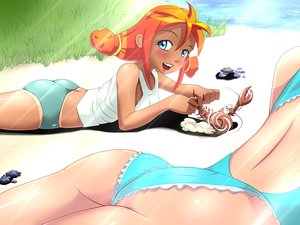 Rating: Safe Score: 0 Tags: 0_0 ahoge banner_source beach crawfish eroge game_cg grass highres hudozhnik-kun_(artist) lying panties possible_duplicate red_hair slavya-chan smile smolev_(artist) summer swimsuit tanline teeth twintails ussr-tan User: (automatic)Anonymous