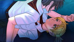 Rating: Safe Score: 0 Tags: 1boy brown_hair dvach-tan eroge game_cg highres holding_hands lying lying_on_person necktie orange_hair pioneer pioneer_necktie pioneer_uniform red_eyes semyon_(character) shirt short_hair surprised twintails User: (automatic)Anonymous