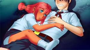 Rating: Safe Score: 0 Tags: 1boy blue_eyes brown_hair eroge game_cg highres hug lying necktie panties pioneer pioneer_necktie pioneer_uniform red_hair semyon_(character) shirt short_hair socks twintails ussr-tan User: (automatic)Anonymous