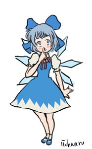 Rating: Safe Score: 0 Tags: blue_eyes blue_hair blush blush_stickers bow cirno dress hands_on_mouth open_mouth rudik_(artist) short_hair simple_background sketch touhou wings User: (automatic)nanodesu