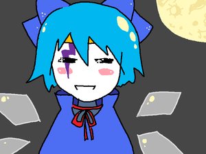 Rating: Safe Score: 0 Tags: blue_hair blush bow cirno crossover darker_than_black hei mask moon ribbon short_hair simple_background smile touhou wings User: (automatic)ii