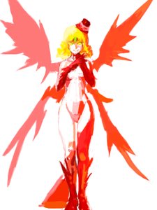 Rating: Questionable Score: 0 Tags: blonde_hair character_request hat nude /o/ oekaki simple_background tagme wings yellow_eyes User: (automatic)nanodesu