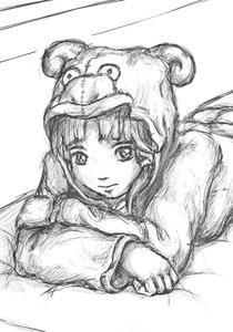 Rating: Safe Score: 1 Tags: animal_costume bed boards.haruhiism.net hairpin iwakura_lain monochrome serial_experiments_lain short_hair sketch User: (automatic)Anonymous