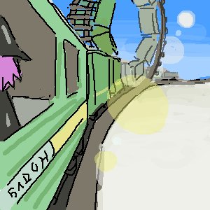 Rating: Safe Score: 0 Tags: bizarre lowres /o/ oekaki outdoors tagme train unyl-chan unylmage User: (automatic)Anonymous