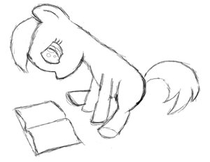 Rating: Safe Score: 0 Tags: animal book /bro/ monochrome my_little_pony no_humans pony reading sketch User: (automatic)Anonymous
