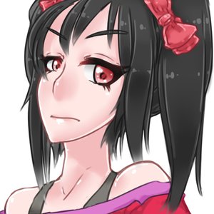 Rating: Safe Score: 0 Tags: 1girl black_hair bow long_hair love_live! love_live!_school_idol_project red_eyes simple_background solo twintails yazawa_nico User: (automatic)Anonymous