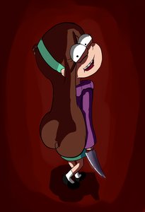 Rating: Safe Score: 0 Tags: brown_hair gravity_falls hairband knife long_hair mabel_pines skirt sweater weapon yandere User: (automatic)Anonymous