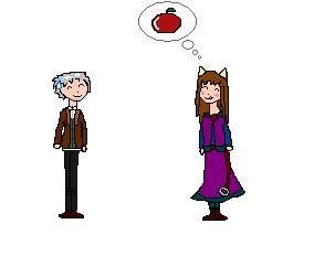 Rating: Safe Score: 0 Tags: ^_^ animal_ears apple brown_hair craft_lawrence fruit grey_hair horo madskillz male silver_hair simple_background sketch spice_and_wolf User: (automatic)nanodesu